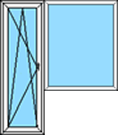 Balkonu PVC bloks
