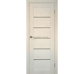 Iekšdurvis LINEA 1 Balts Ozols ar baltu ozola apdari un horizontāliem akcentiem.