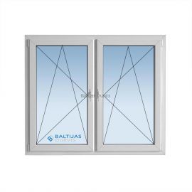 PVC logi Hruščova tipa mājai