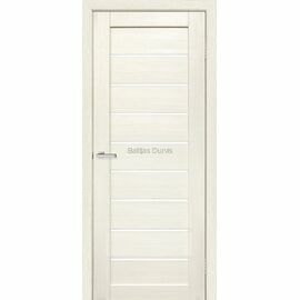 Iekšdurvis LELIA Bianco ar gaišu un elegantu apdari un horizontāliem stiklojuma akcentiem. Durvis piemērotas moderniem interjeriem.