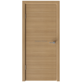 Gludas lakotas ozolkoka finierējuma iekšdurvis ar vienkāršu dizainu, kas labi sader ar dažādiem interjera stiliem.