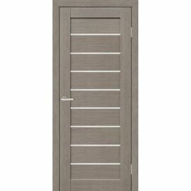 Iekšdurvis LELIA ar Pelnu ozola toņa apdari un horizontāliem stikla ielaidumiem gaismas caurlaidībai.