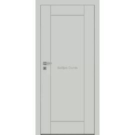 Iekšdurvis FARGO DRE krāsotas ar vienkāršu un elegantu dizainu, baltu apdari un gludu virsmu ar frēzējuma līnijām.