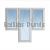 Logi Hruščova tipa māja (paneļu) 2 logi 2050*2050 mm (3 Vērtnes) Logi Hruščova tipa māja (paneļu) 2 logi 2050*2050 mm (3 Vērtnes)