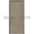 TORINO-L ECO finierētas durvis ar gludu, pelēkbrūnu apdari – ideāli piemērotas mājām ar dabīgu interjeru.