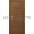 Durvis Torino-L PRO – stilīgas finierētas durvis brūnā tonī ar horizontālu finierējumu, piemērotas dažādiem interjeriem.