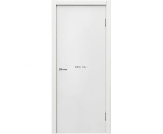 Iekšdurvis LIZA Pro ar krāsotu baltu gludu virsmu un paaugstinātu skaņas izolāciju. Durvis piemērotas jebkuram interjeram.