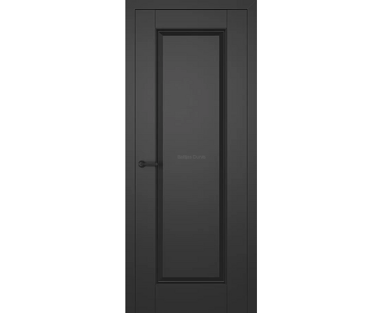 HAMPTON 1 SUPREME – minimālistiskas, tumši pelēkas durvis ar mūsdienīgu dizainu.
