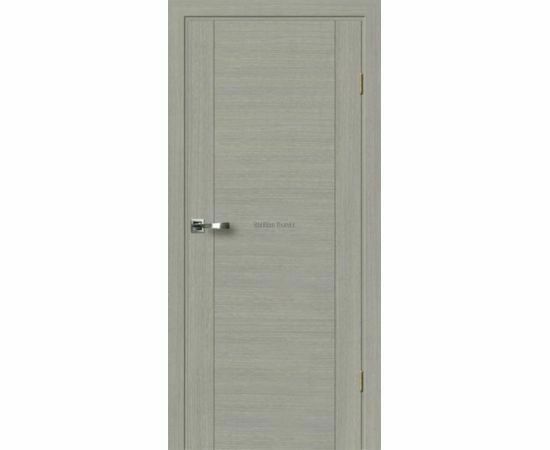 TORINO-L ECO finierētas durvis ar gludu, pelēcīgu apdari – ideāli piemērotas mājām ar dabīgu interjeru.