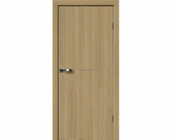 Iekšdurvis BELLA-L ECO ar dabīga koka apdari un minimālistisku gludu dizainu.