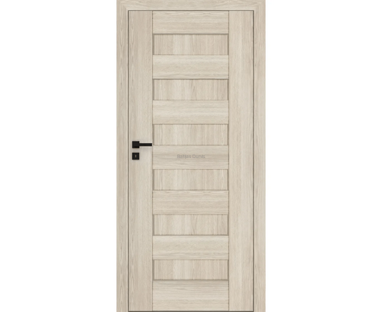 Gaišas koka iekšdurvis SCALA DRE ar pieciem horizontāliem pildiņiem, piemērotas modernam interjeram.