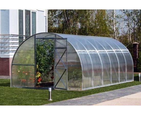 Дачная-Трёшка теплица из сотового поликарбоната