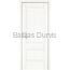 Iekšdurvis ALTO Balts matēts ar pildiņu elementiem un baltu matētu apdari, kas piemērota modernam interjeram.